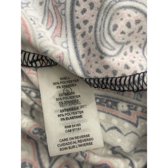 Tommy Hilfiger Multicolored Paisley Print Blouse Size M - Picture 8 of 9